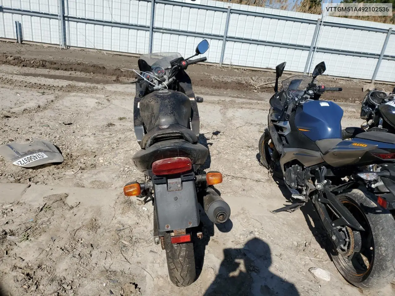 2009 Suzuki Gs500 VIN: VTTGM51A492102536 Lot: 52930125