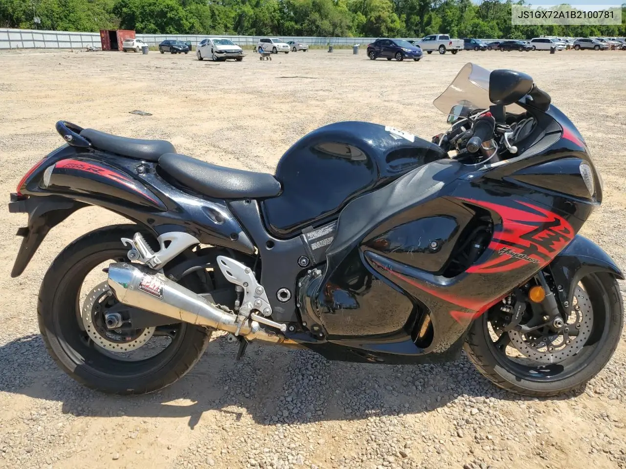 2011 Suzuki Gsx1300 R VIN: JS1GX72A1B2100781 Lot: 52431455