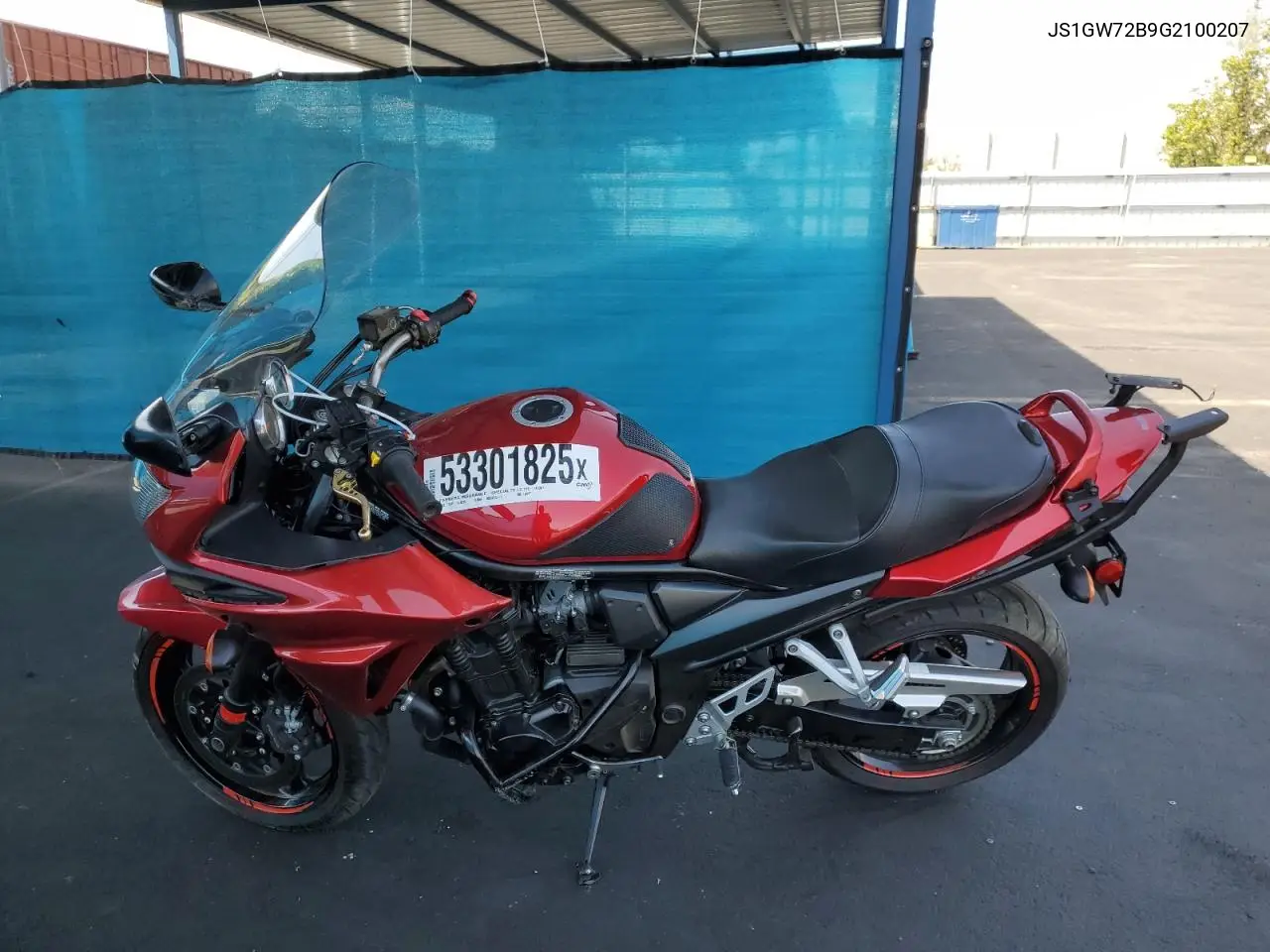 2016 Suzuki Gsf1250Sa VIN: JS1GW72B9G2100207 Lot: 53301825