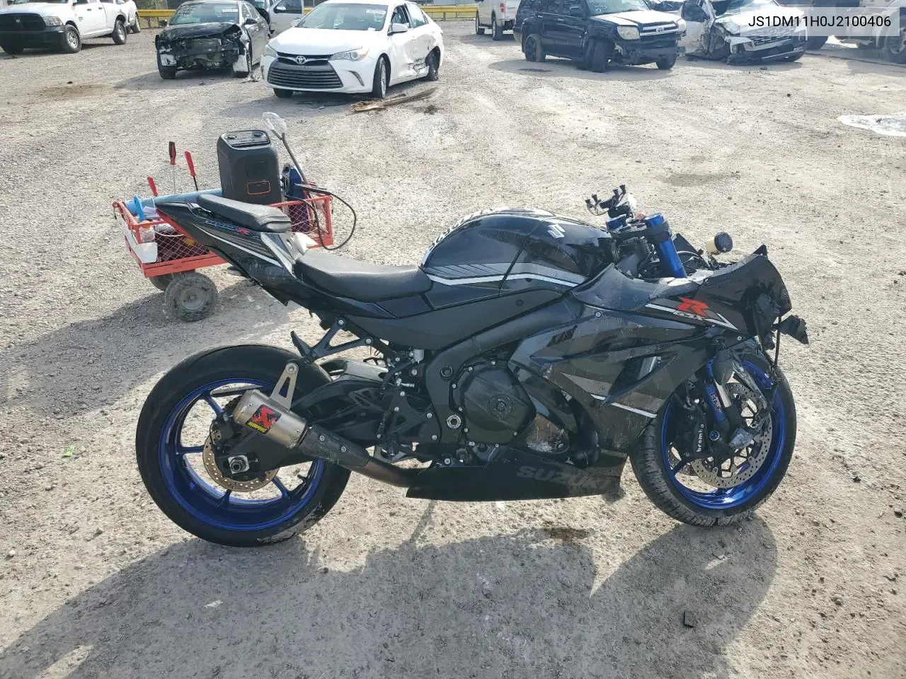 2018 Suzuki Gsx-R1000 R VIN: JS1DM11H0J2100406 Lot: 47772625