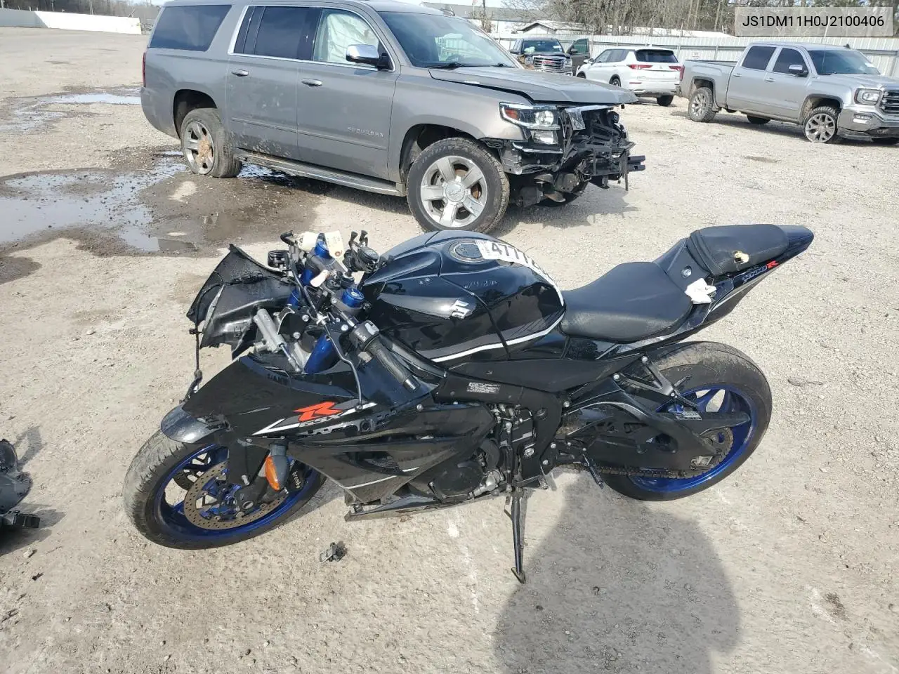 2018 Suzuki Gsx-R1000 R VIN: JS1DM11H0J2100406 Lot: 47772625