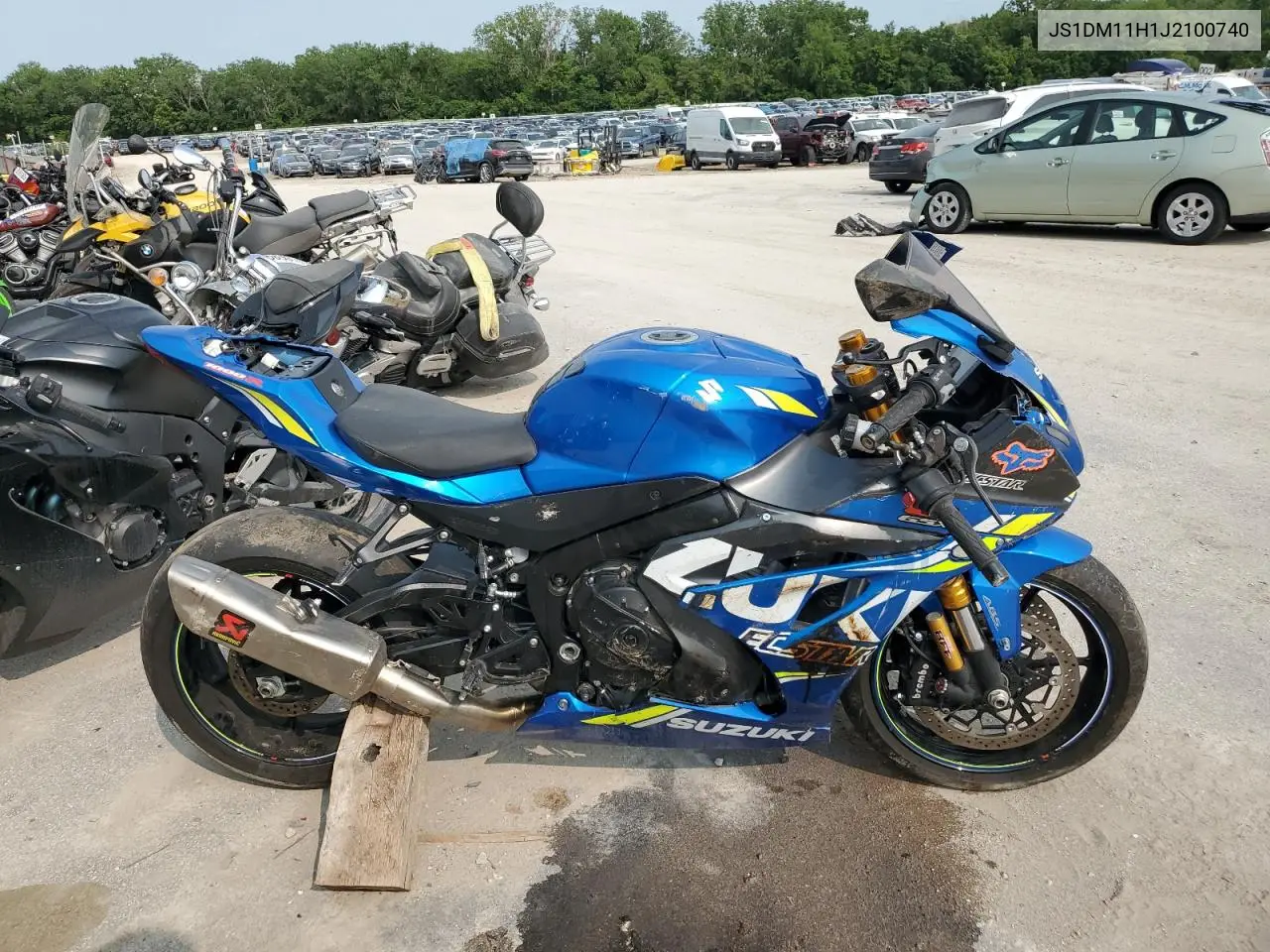 2018 Suzuki Gsx-R1000 R VIN: JS1DM11H1J2100740 Lot: 58826345