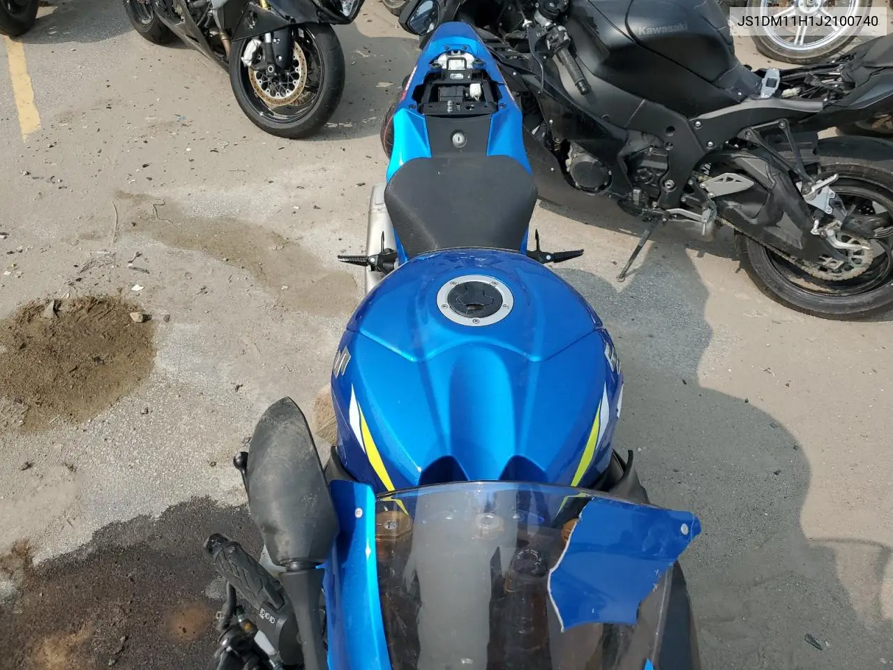 2018 Suzuki Gsx-R1000 R VIN: JS1DM11H1J2100740 Lot: 58826345