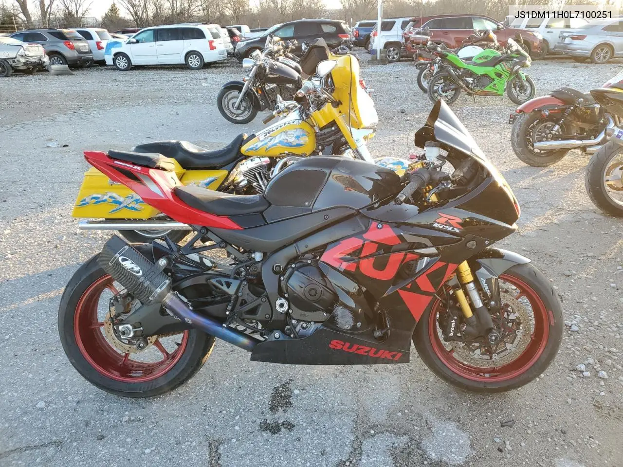 2020 Suzuki Gsx-R1000 R VIN: JS1DM11H0L7100251 Lot: 51069955