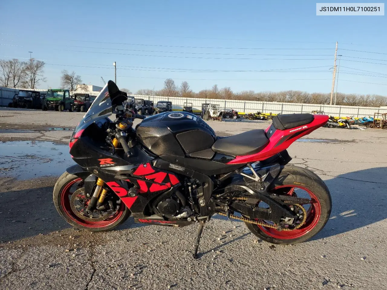 2020 Suzuki Gsx-R1000 R VIN: JS1DM11H0L7100251 Lot: 51069955