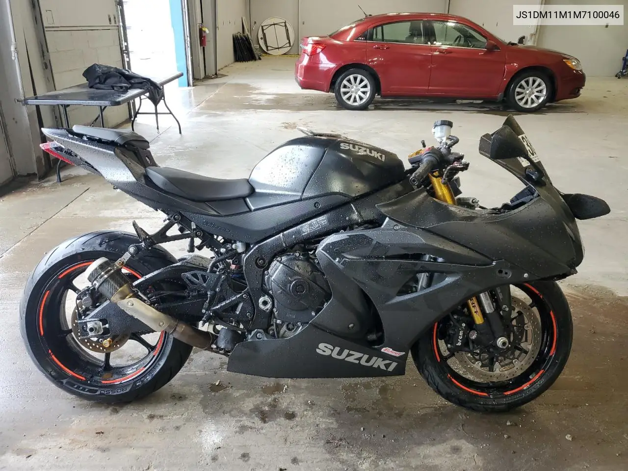2021 Suzuki Gsx-R1000 R VIN: JS1DM11M1M7100046 Lot: 57384045