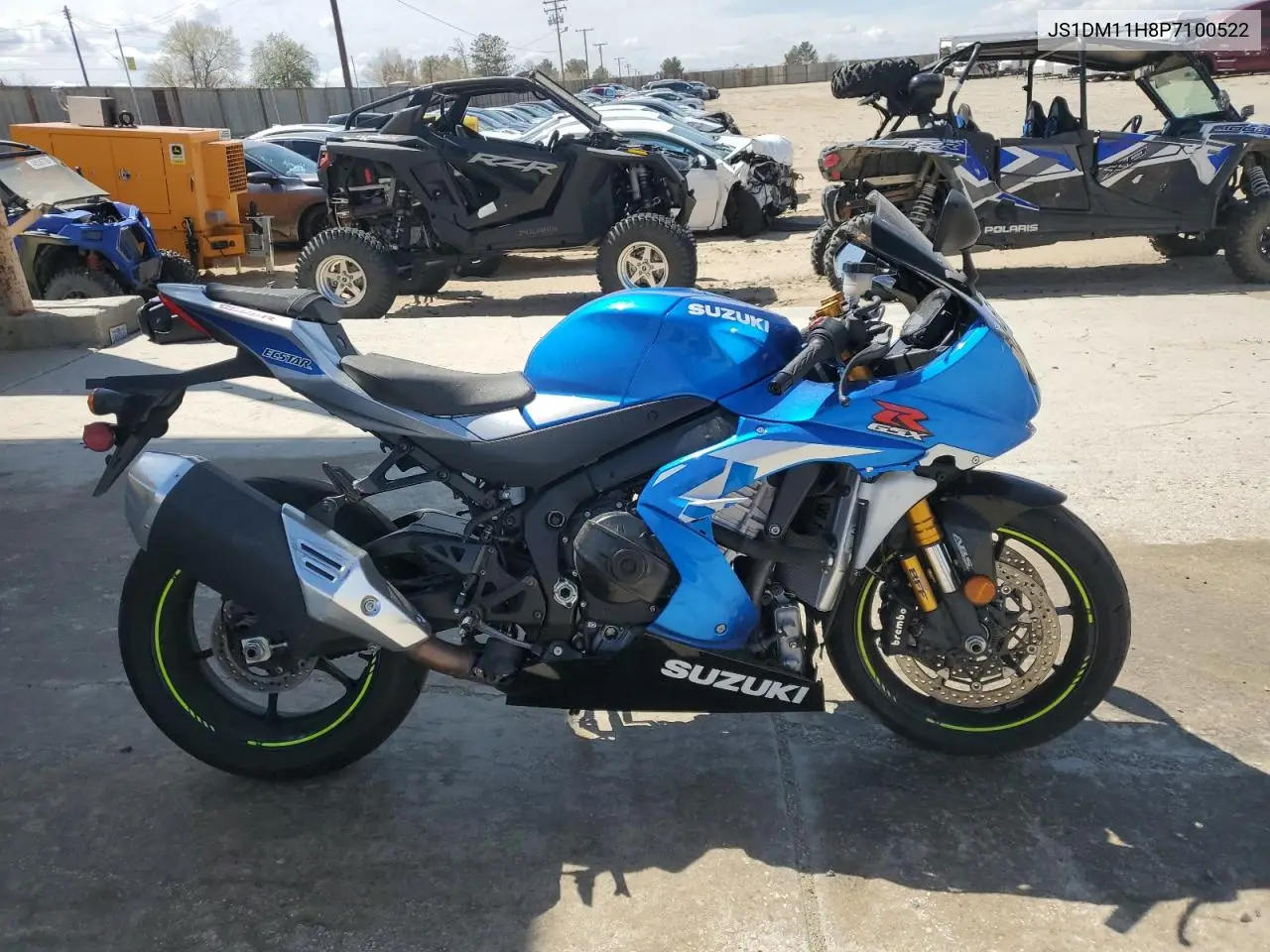 2023 Suzuki Gsx-R1000 R VIN: JS1DM11H8P7100522 Lot: 51005895