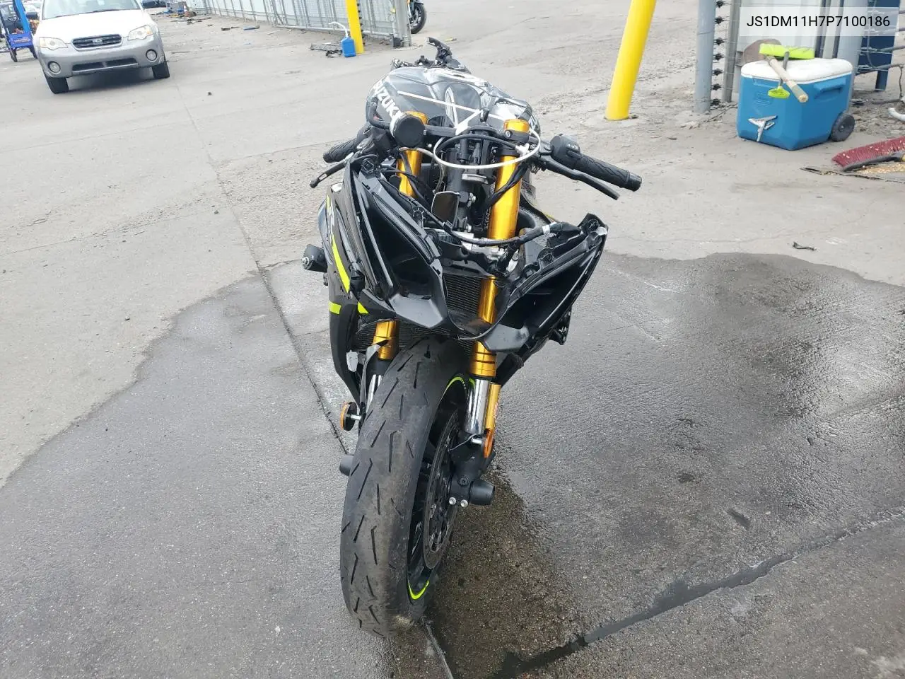 2023 Suzuki Gsx-R1000 R VIN: JS1DM11H7P7100186 Lot: 53257155
