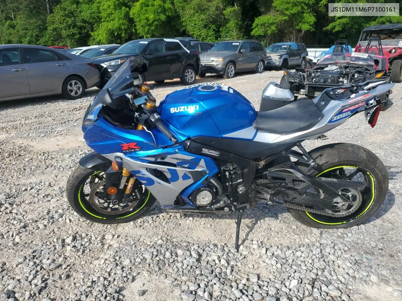 2023 Suzuki Gsx-R1000 R VIN: JS1DM11M6P7100161 Lot: 53735585