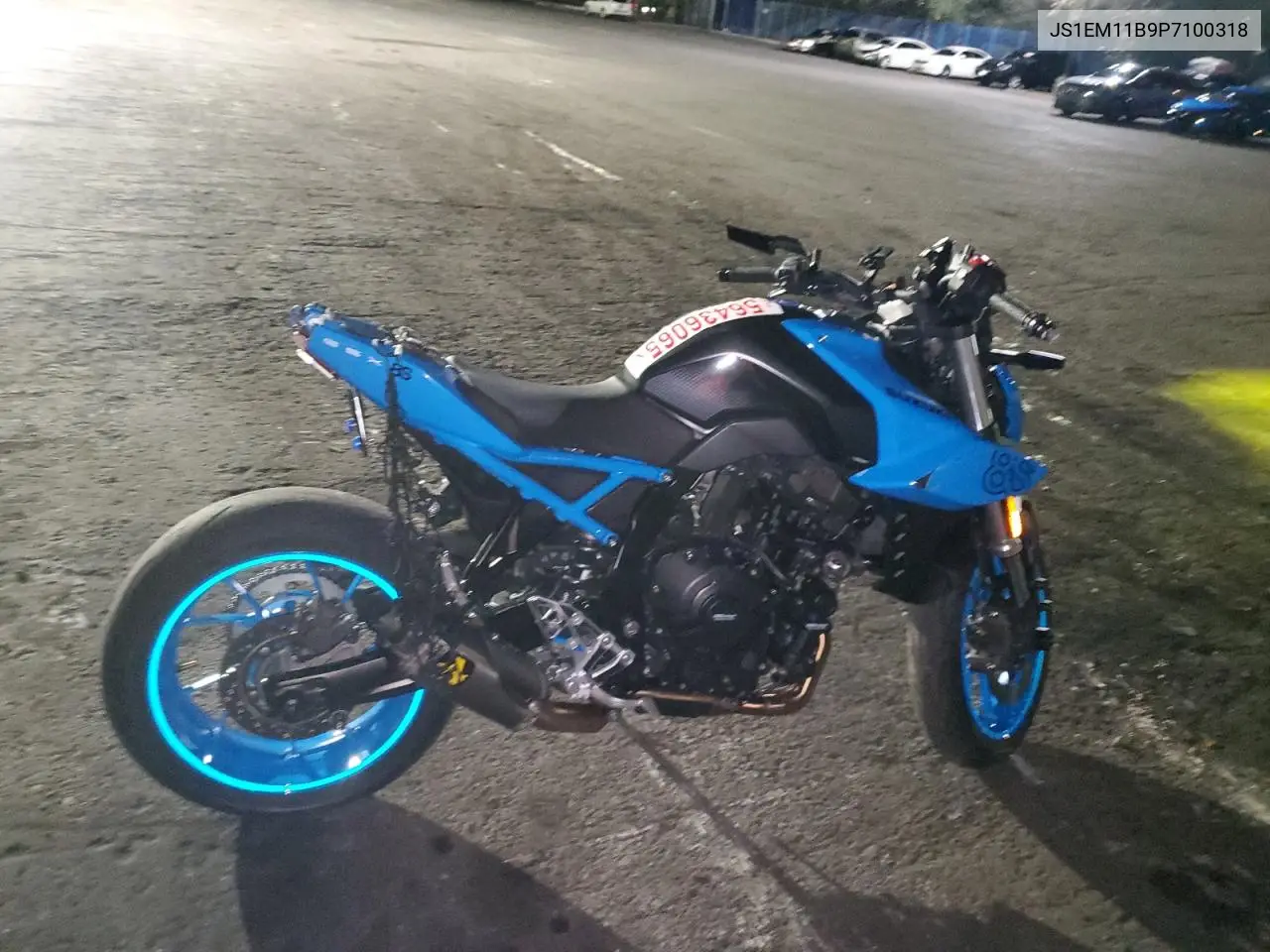 2023 Suzuki Gsx800 R VIN: JS1EM11B9P7100318 Lot: 56436065