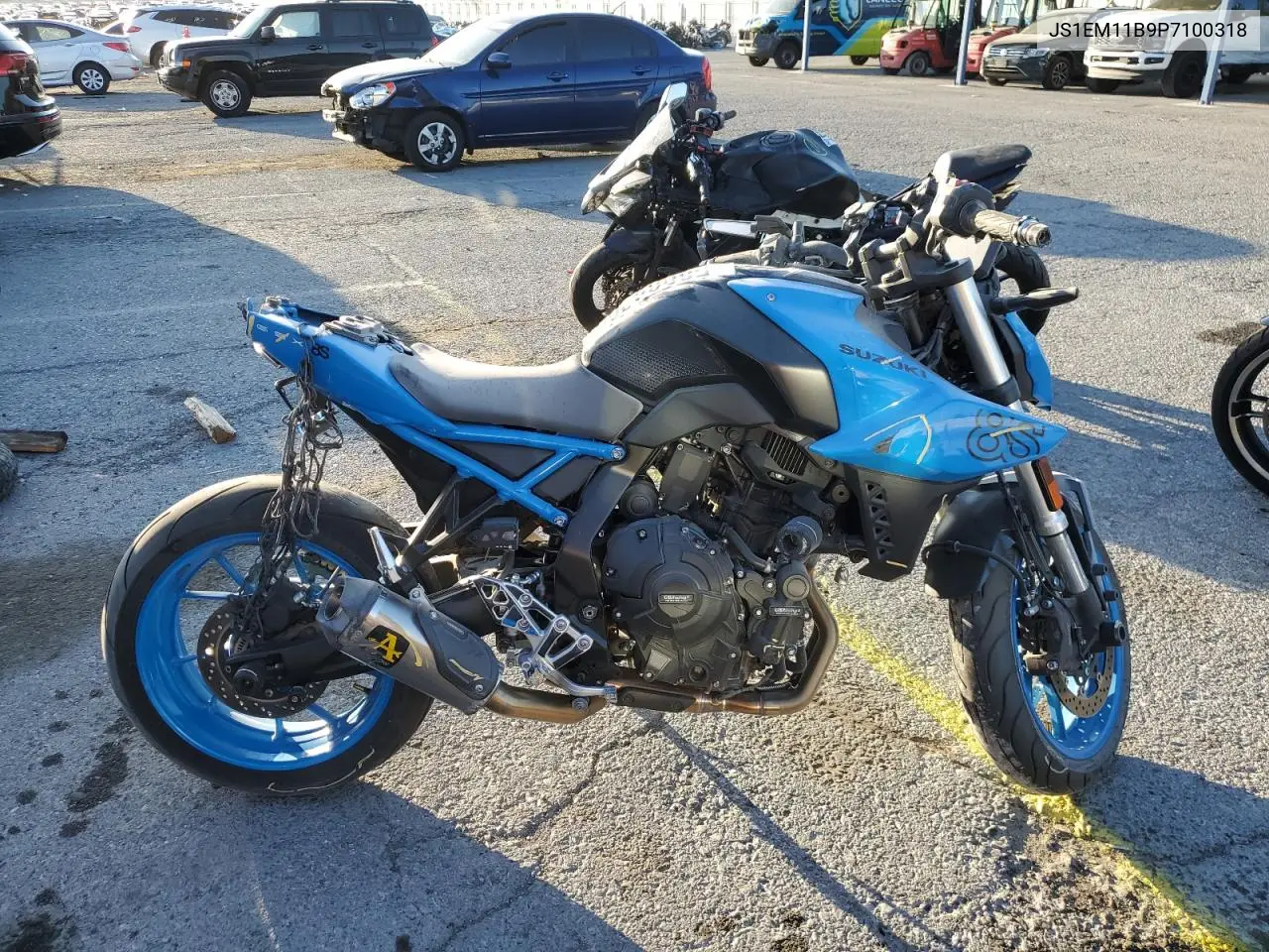 2023 Suzuki Gsx800 R VIN: JS1EM11B9P7100318 Lot: 58089205