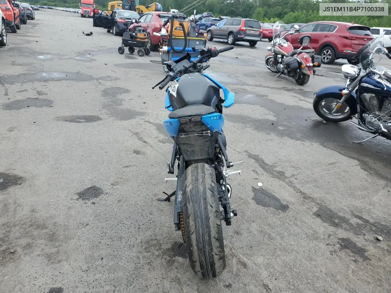 2023 Suzuki Gsx800 R VIN: JS1EM11B4P7100338 Lot: 59915395
