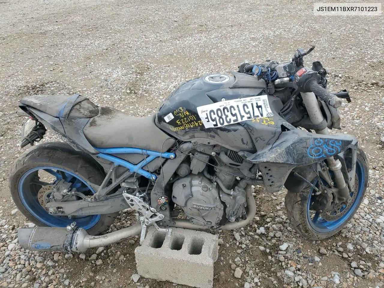 2024 Suzuki Gsx800 R VIN: JS1EM11BXR7101223 Lot: 47515385