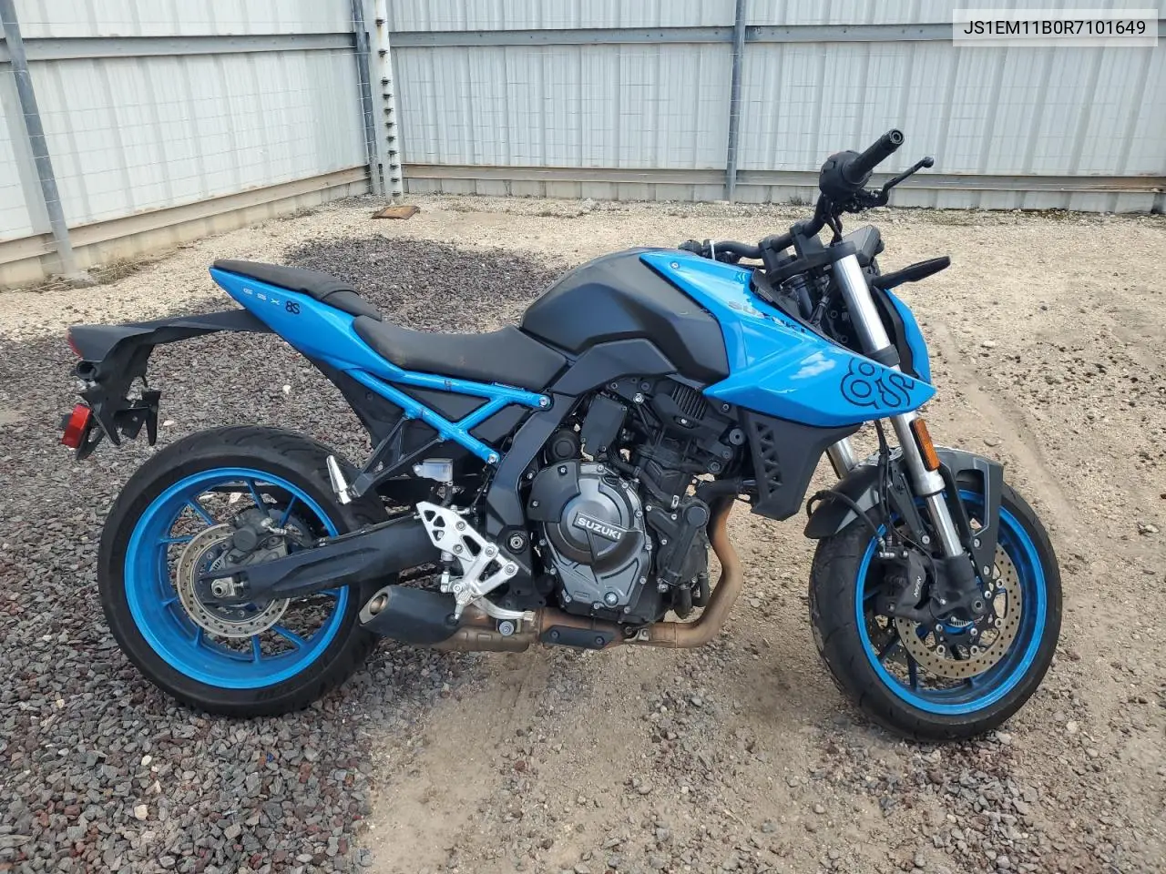 2024 Suzuki Gsx800 R VIN: JS1EM11B0R7101649 Lot: 52216395