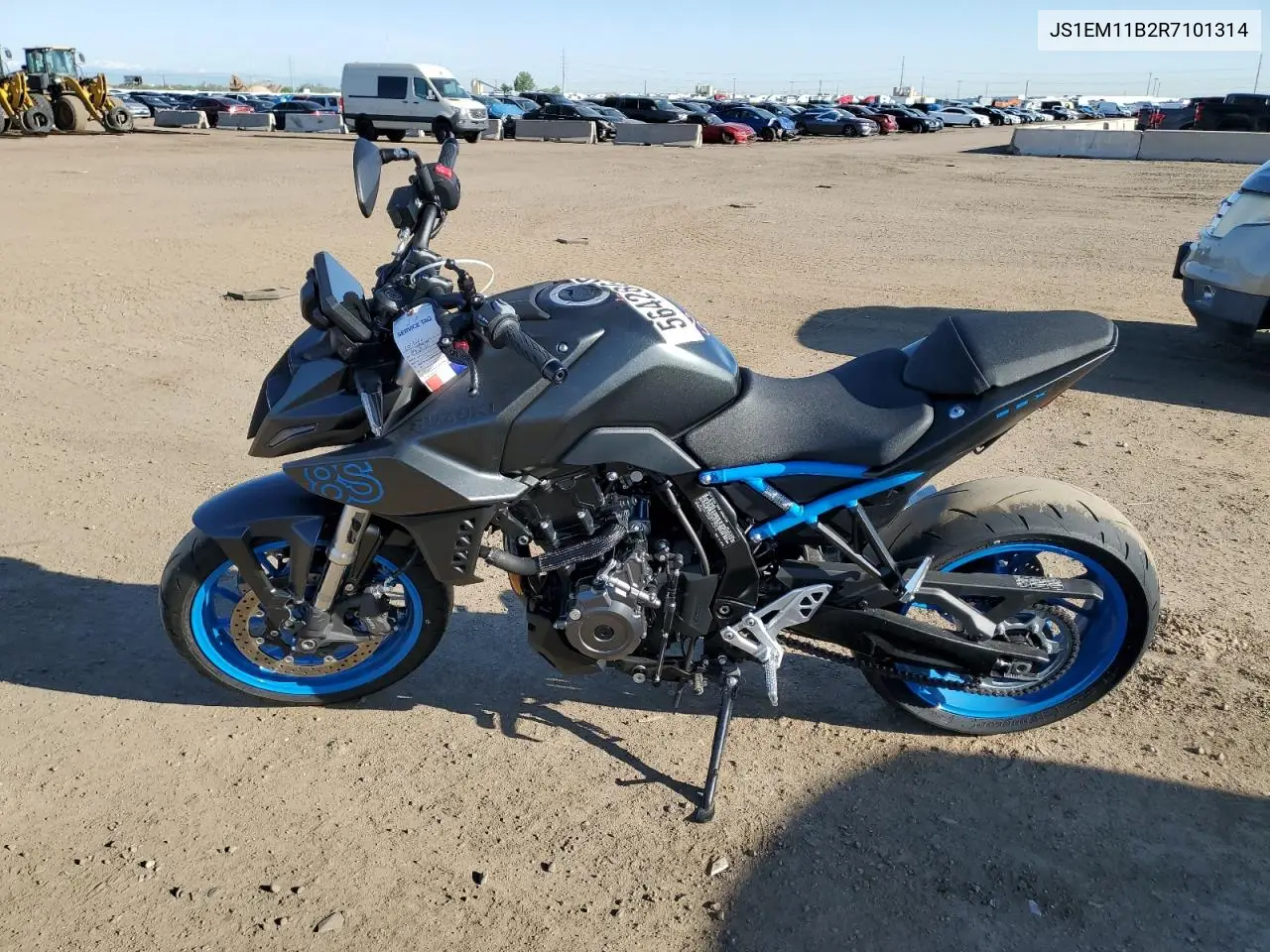 2024 Suzuki Gsx800 R VIN: JS1EM11B2R7101314 Lot: 56428615