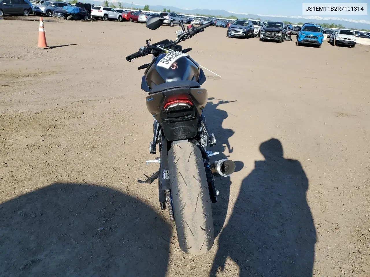 2024 Suzuki Gsx800 R VIN: JS1EM11B2R7101314 Lot: 56428615