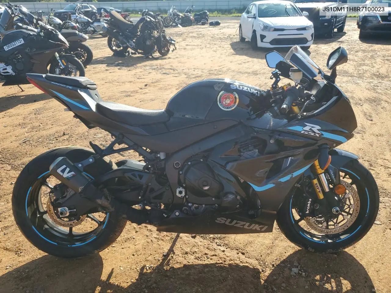 2024 Suzuki Gsx-R1000 R VIN: JS1DM11H8R7100023 Lot: 58935415