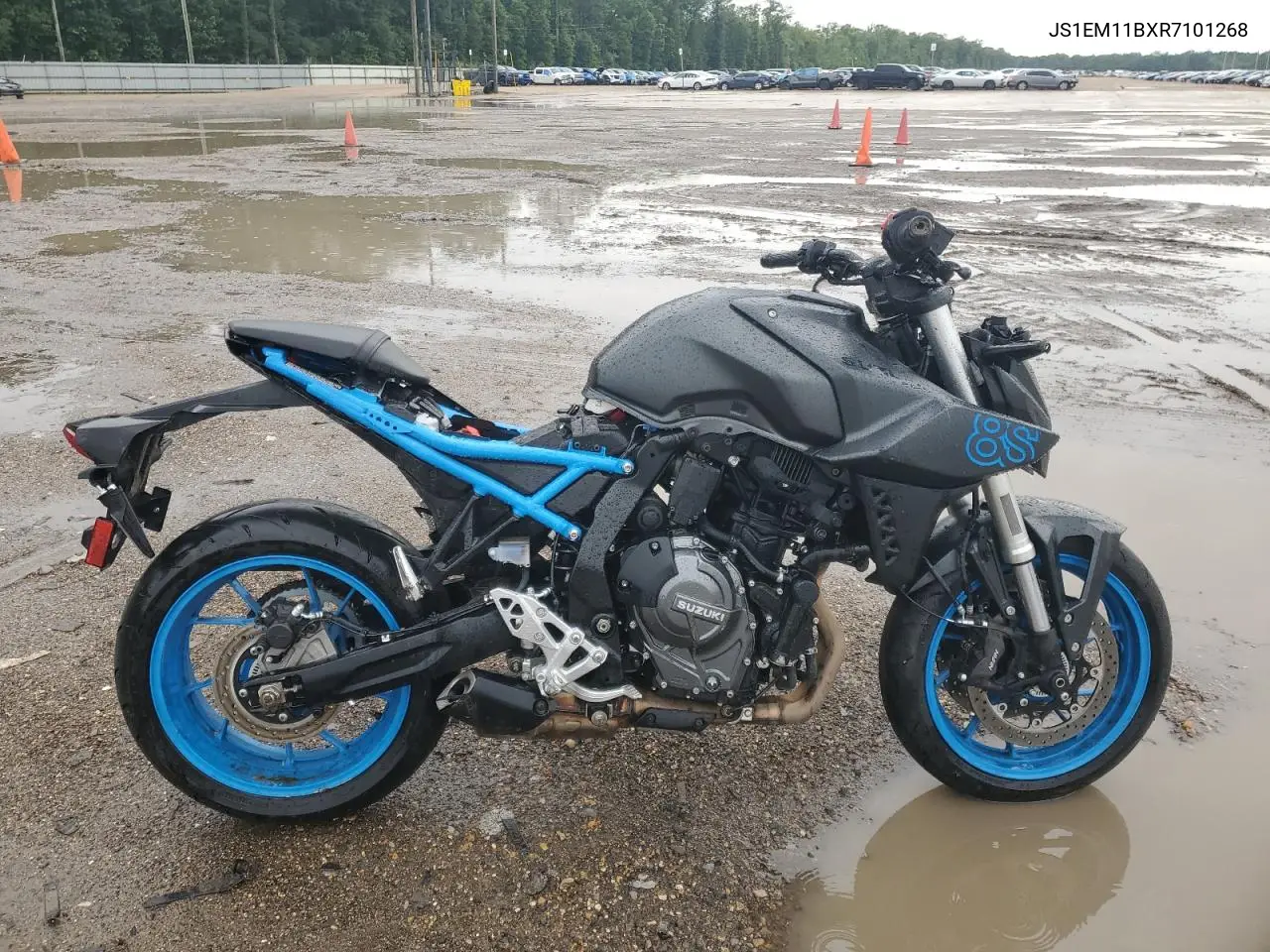 2024 Suzuki Gsx800 R VIN: JS1EM11BXR7101268 Lot: 59197585