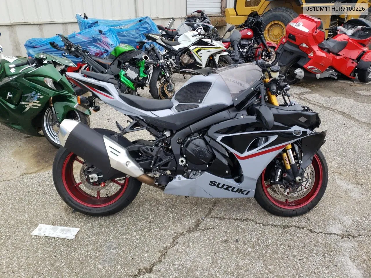 2024 Suzuki Gsx-R1000 R VIN: JS1DM11H0R7100226 Lot: 80744174
