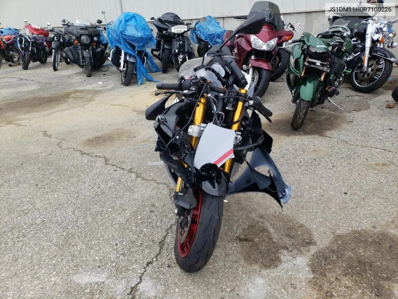 2024 Suzuki Gsx-R1000 R VIN: JS1DM11H0R7100226 Lot: 80744174