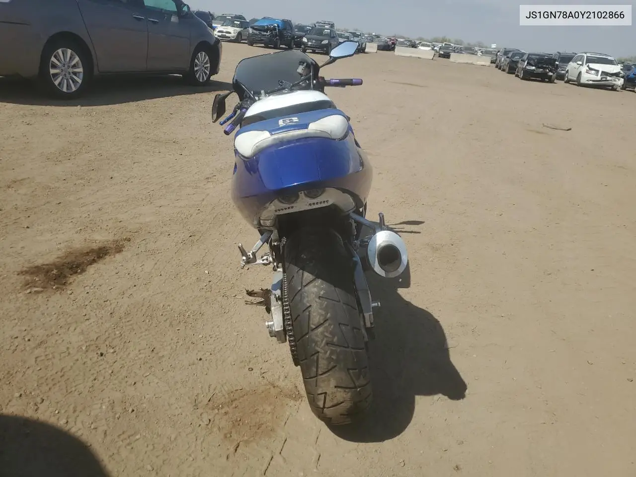 2000 Suzuki Gsx-R600 VIN: JS1GN78A0Y2102866 Lot: 54591135