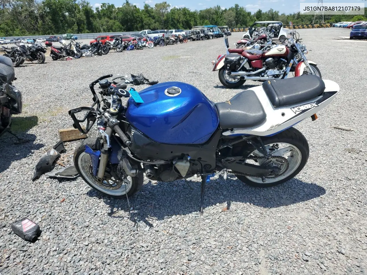 2001 Suzuki Gsx-R600 VIN: JS1GN7BA812107179 Lot: 55409765