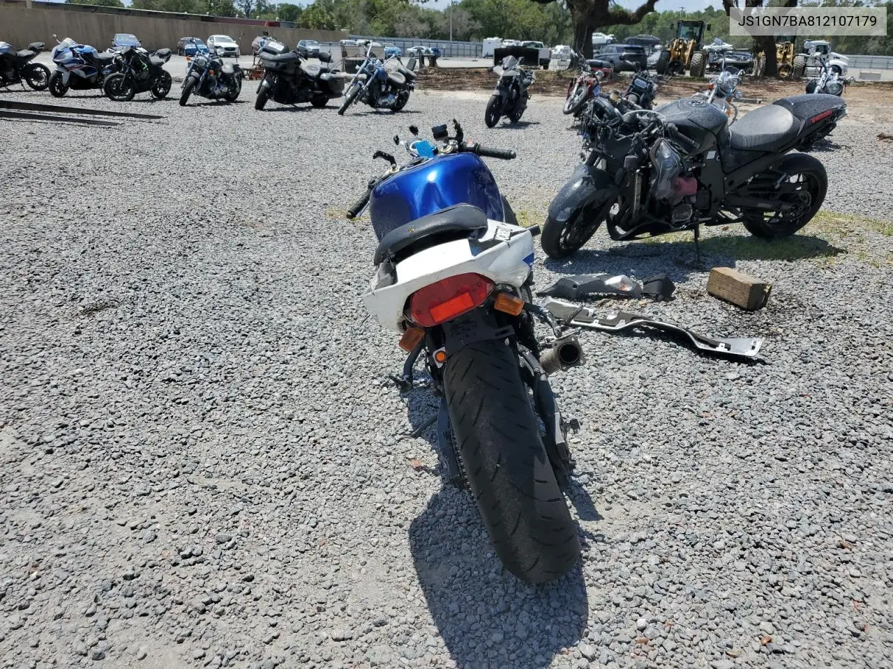 2001 Suzuki Gsx-R600 VIN: JS1GN7BA812107179 Lot: 55409765