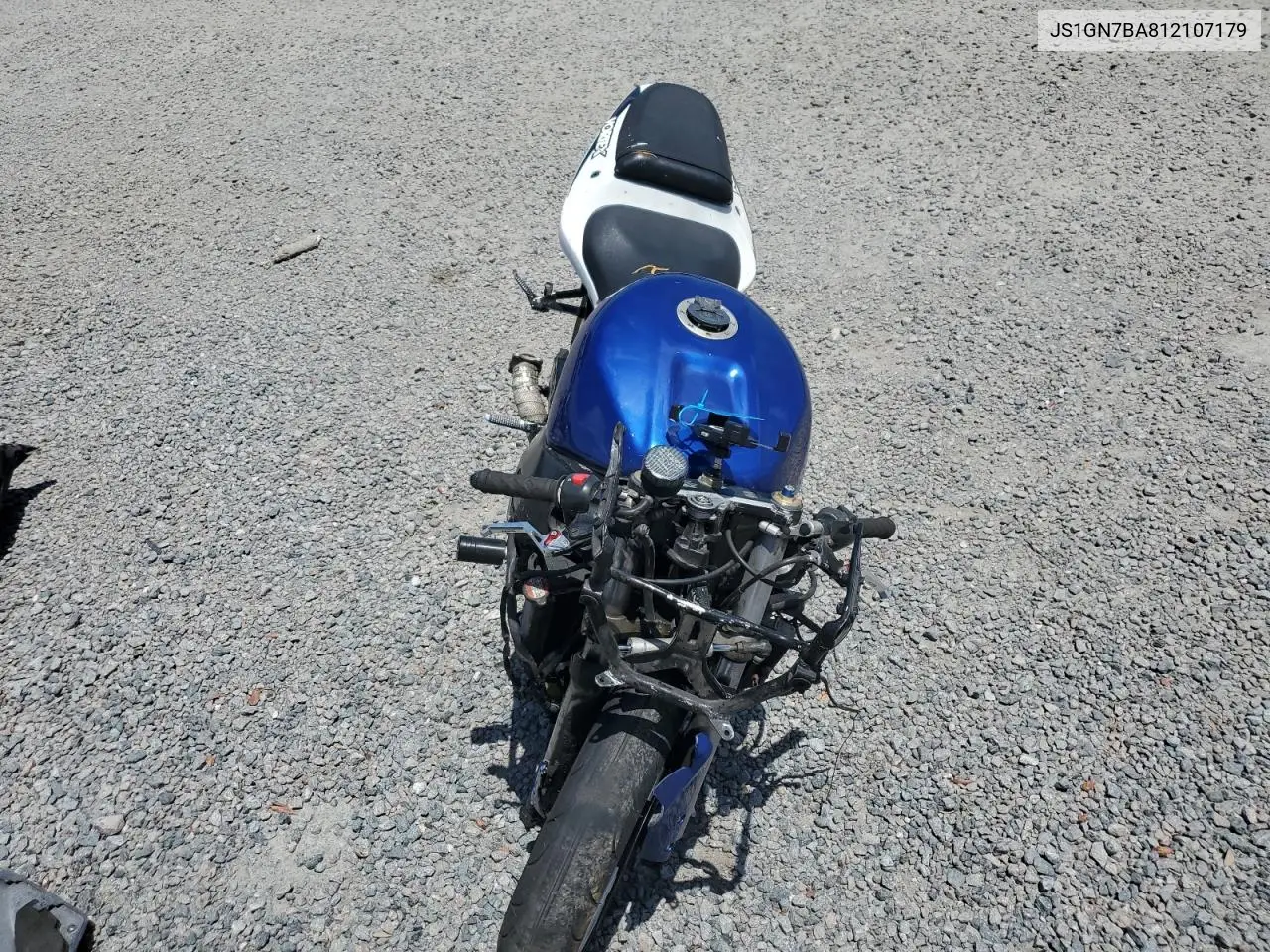 2001 Suzuki Gsx-R600 VIN: JS1GN7BA812107179 Lot: 55409765