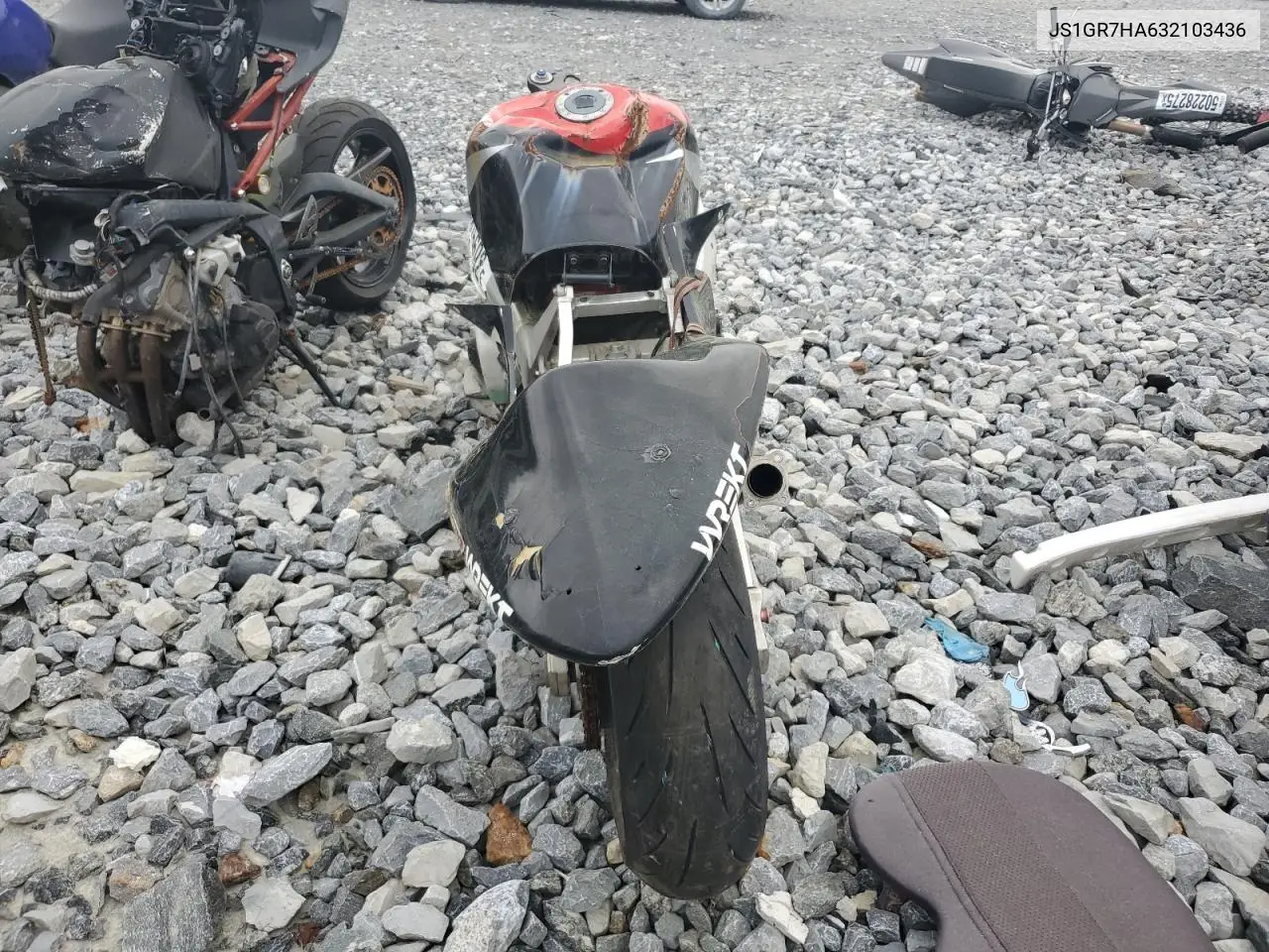 2003 Suzuki Gsx-R750 VIN: JS1GR7HA632103436 Lot: 50716625