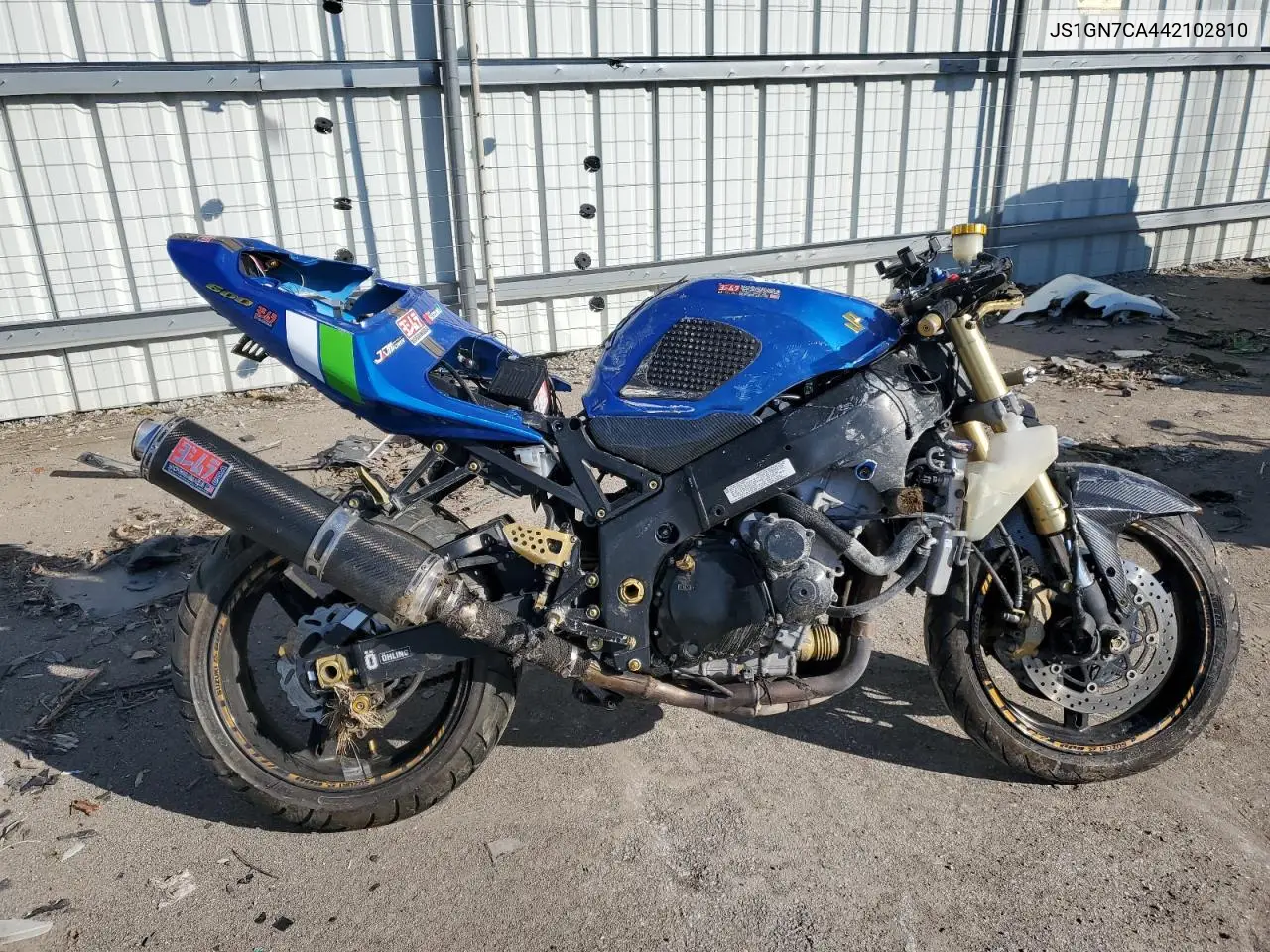 2004 Suzuki Gsx-R600 K VIN: JS1GN7CA442102810 Lot: 50254745