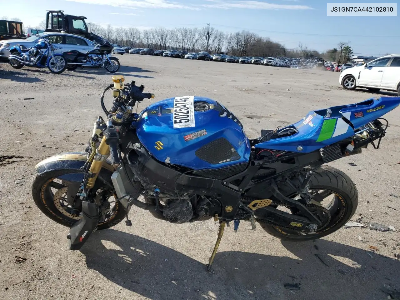 2004 Suzuki Gsx-R600 K VIN: JS1GN7CA442102810 Lot: 50254745