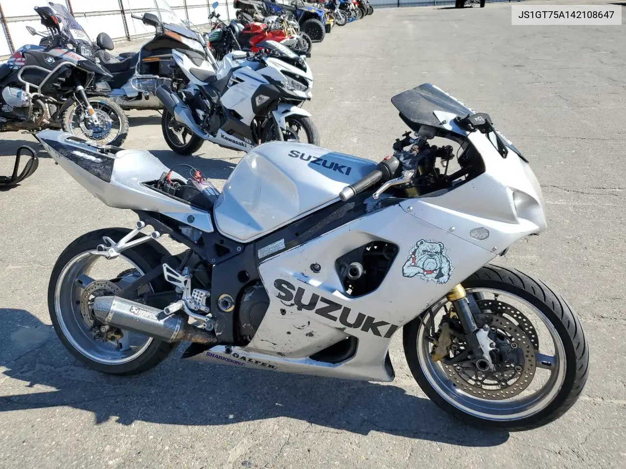2004 Suzuki Gsx-R1000 VIN: JS1GT75A142108647 Lot: 61409115