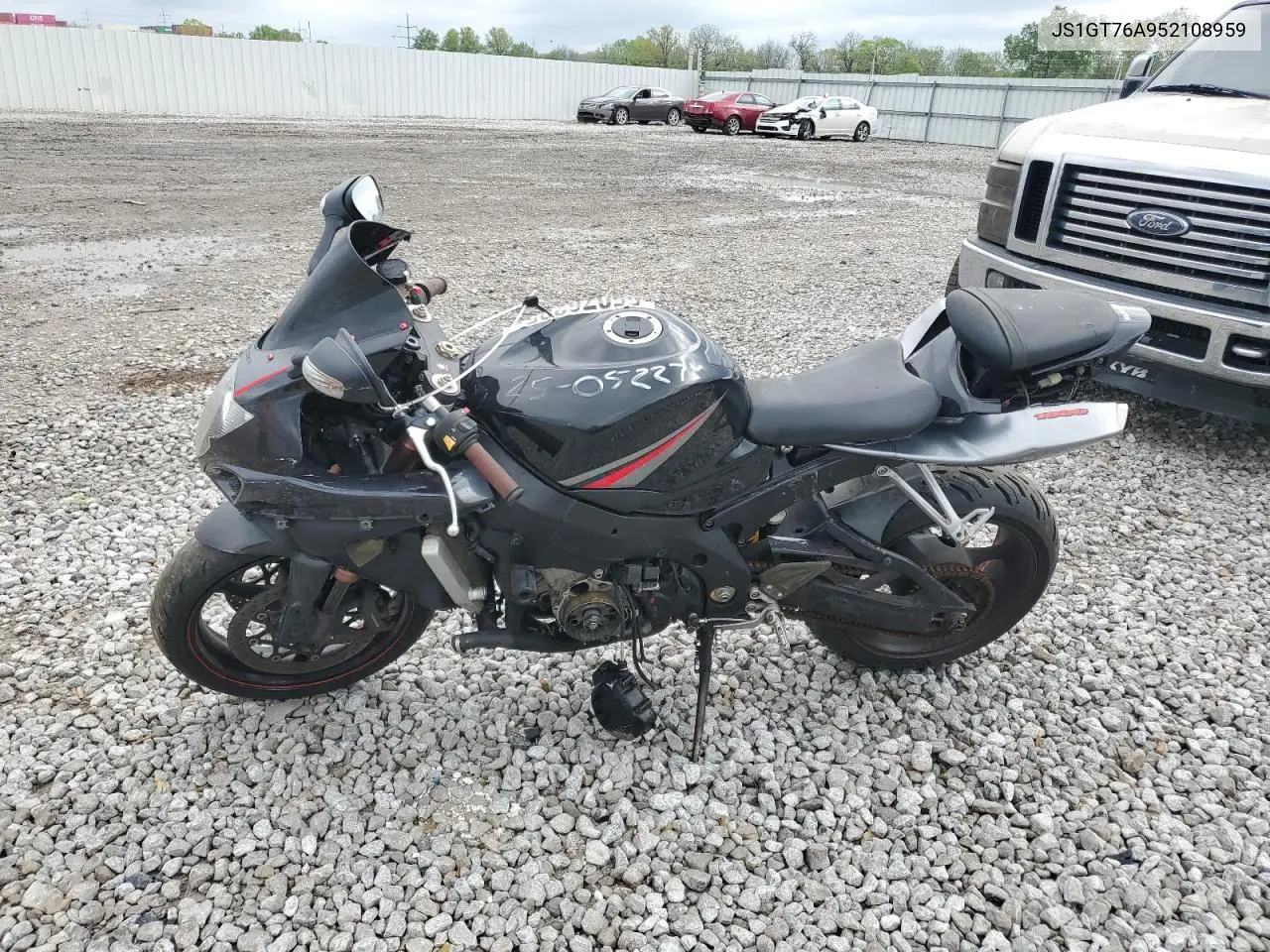 2005 Suzuki Gsx-R1000 VIN: JS1GT76A952108959 Lot: 55076205