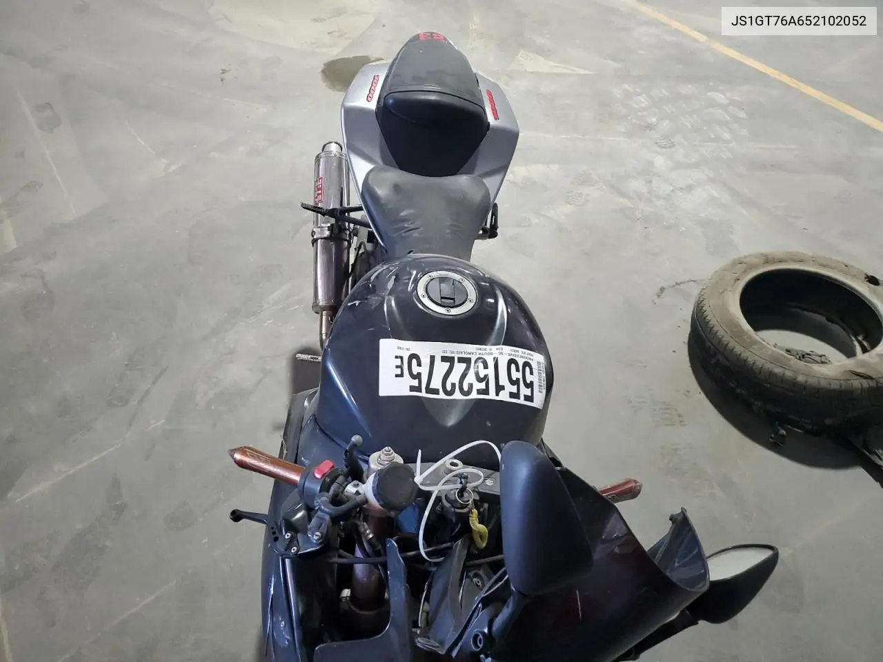 2005 Suzuki Gsx-R1000 VIN: JS1GT76A652102052 Lot: 55152275
