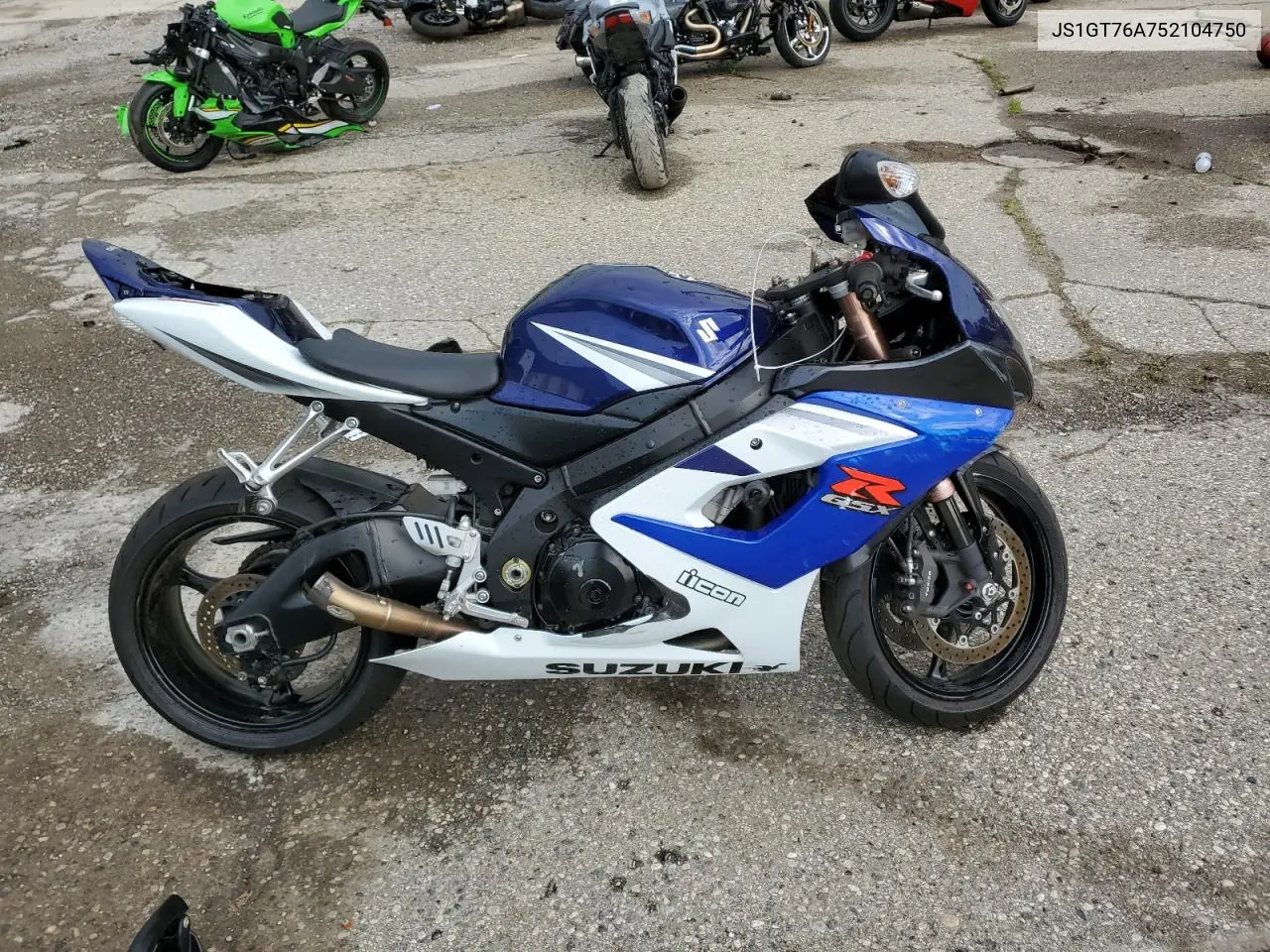 2005 Suzuki Gsx-R1000 VIN: JS1GT76A752104750 Lot: 62754965