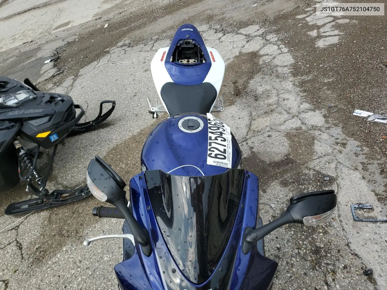2005 Suzuki Gsx-R1000 VIN: JS1GT76A752104750 Lot: 62754965