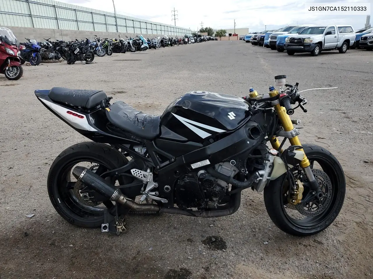 2005 Suzuki Gsx-R600 K VIN: JS1GN7CA152110333 Lot: 63452995