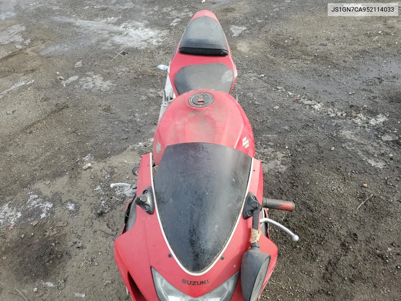 2005 Suzuki Gsx-R600 K VIN: JS1GN7CA952114033 Lot: 89022005