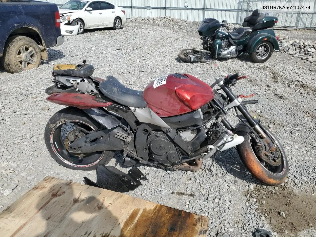 2006 Suzuki Gsx-R750 K6 VIN: JS1GR7KA562107474 Lot: 49234065