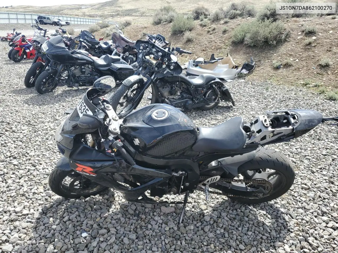 2006 Suzuki Gsx-R600 K6 VIN: JS1GN7DA862100270 Lot: 52457635