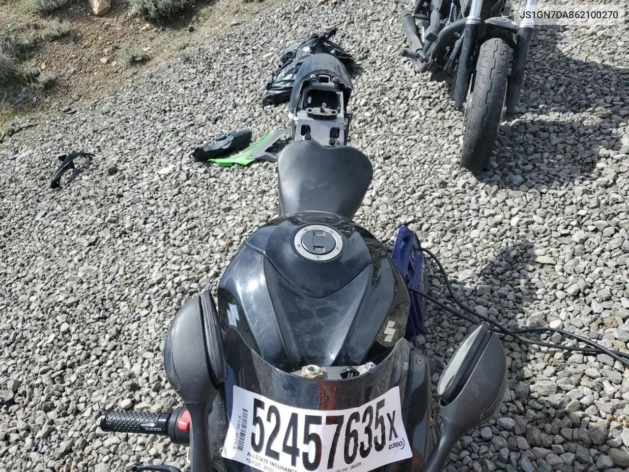 2006 Suzuki Gsx-R600 K6 VIN: JS1GN7DA862100270 Lot: 52457635