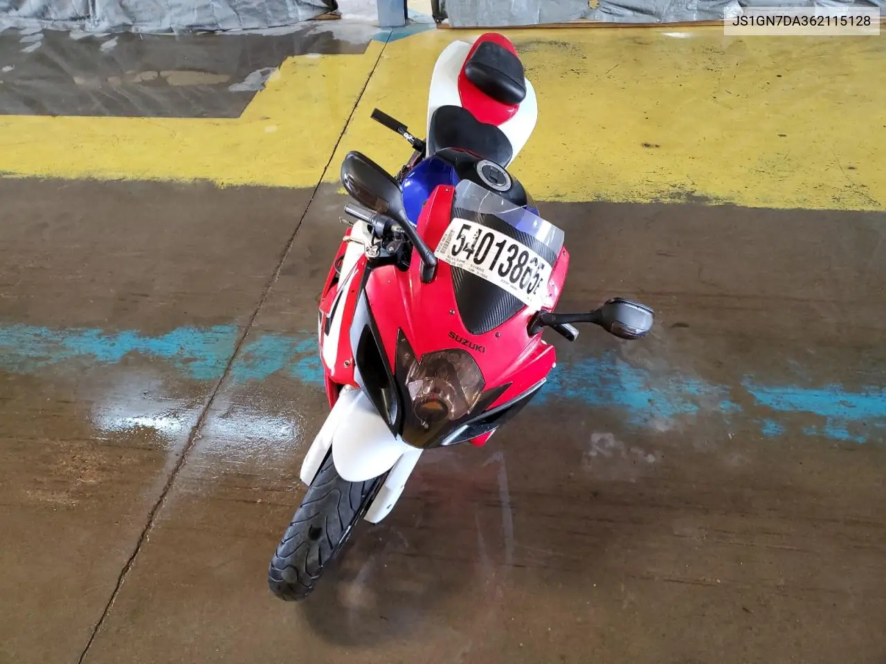 2006 Suzuki Gsx-R600 K6 VIN: JS1GN7DA362115128 Lot: 54013865