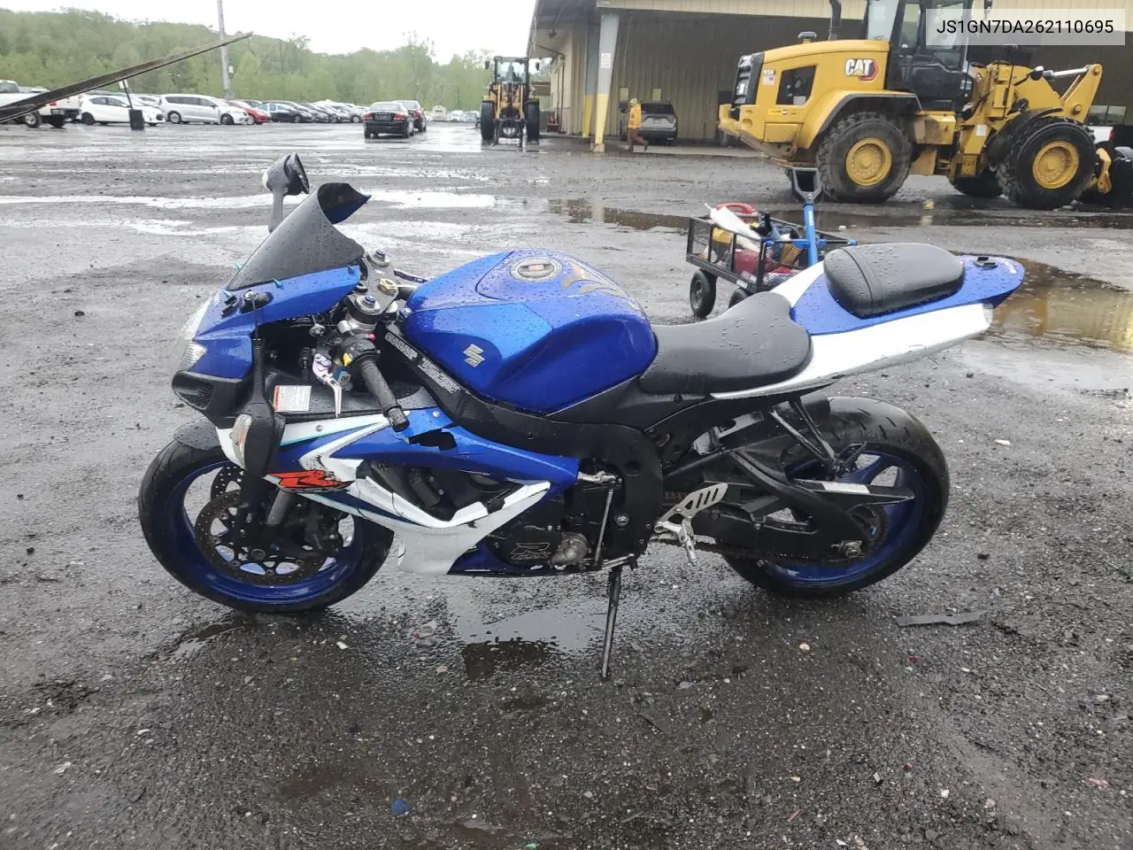 2006 Suzuki Gsx-R600 K6 VIN: JS1GN7DA262110695 Lot: 56390415
