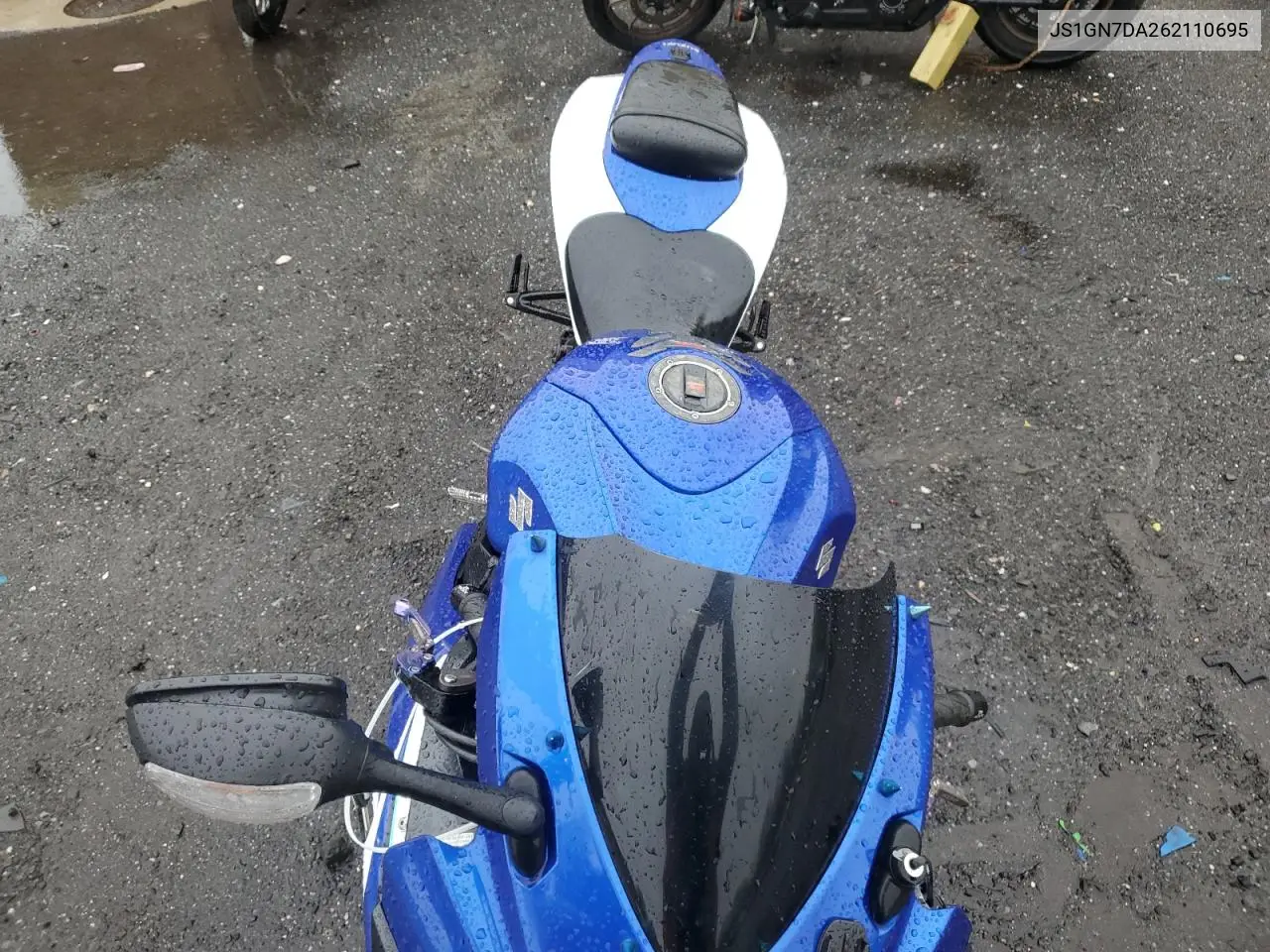 2006 Suzuki Gsx-R600 K6 VIN: JS1GN7DA262110695 Lot: 56390415