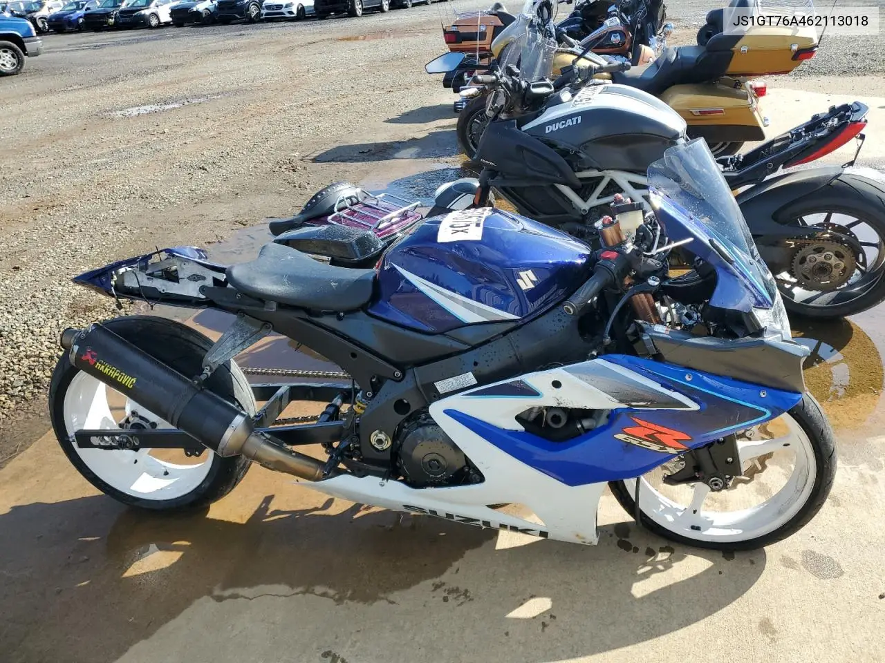 2006 Suzuki Gsx-R1000 VIN: JS1GT76A462113018 Lot: 56547675
