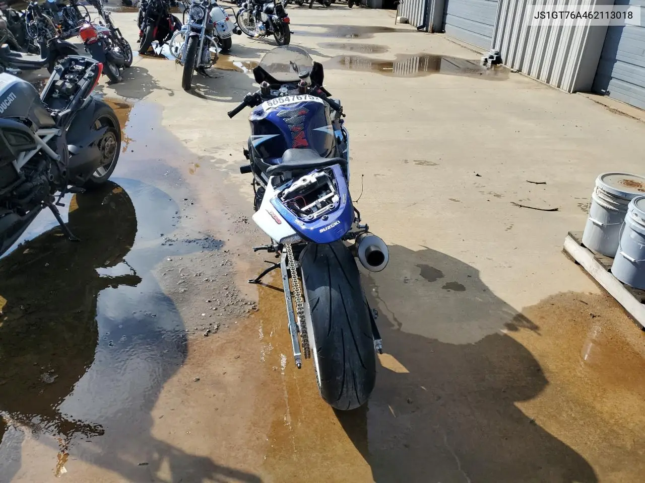 2006 Suzuki Gsx-R1000 VIN: JS1GT76A462113018 Lot: 56547675