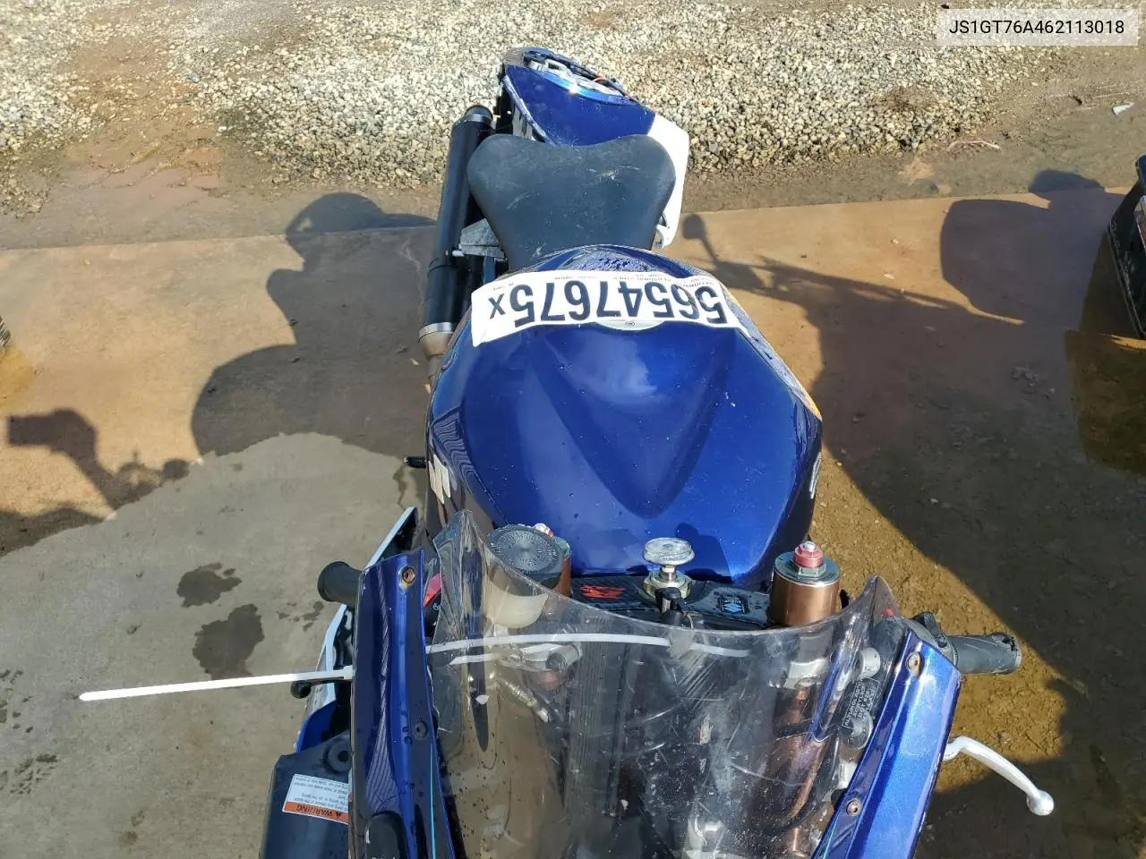 2006 Suzuki Gsx-R1000 VIN: JS1GT76A462113018 Lot: 56547675