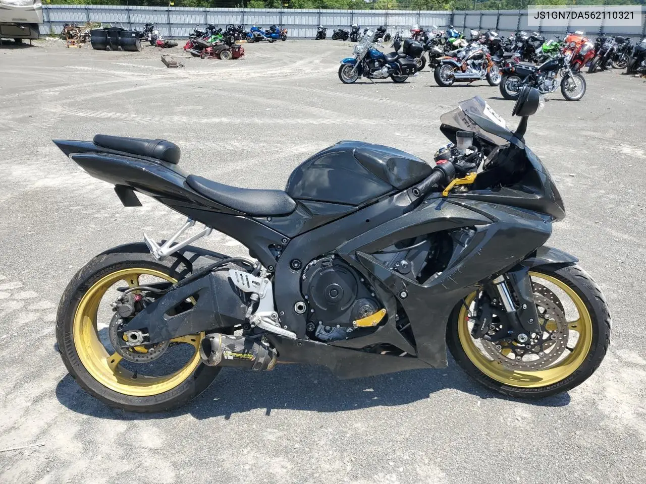 2006 Suzuki Gsx-R600 K6 VIN: JS1GN7DA562110321 Lot: 61633925