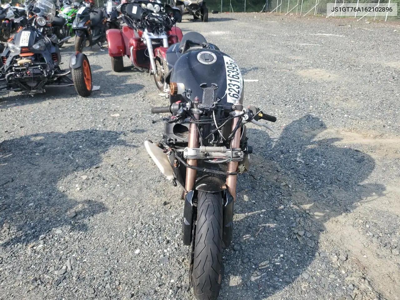 2006 Suzuki Gsx-R1000 VIN: JS1GT76A162102896 Lot: 62316395