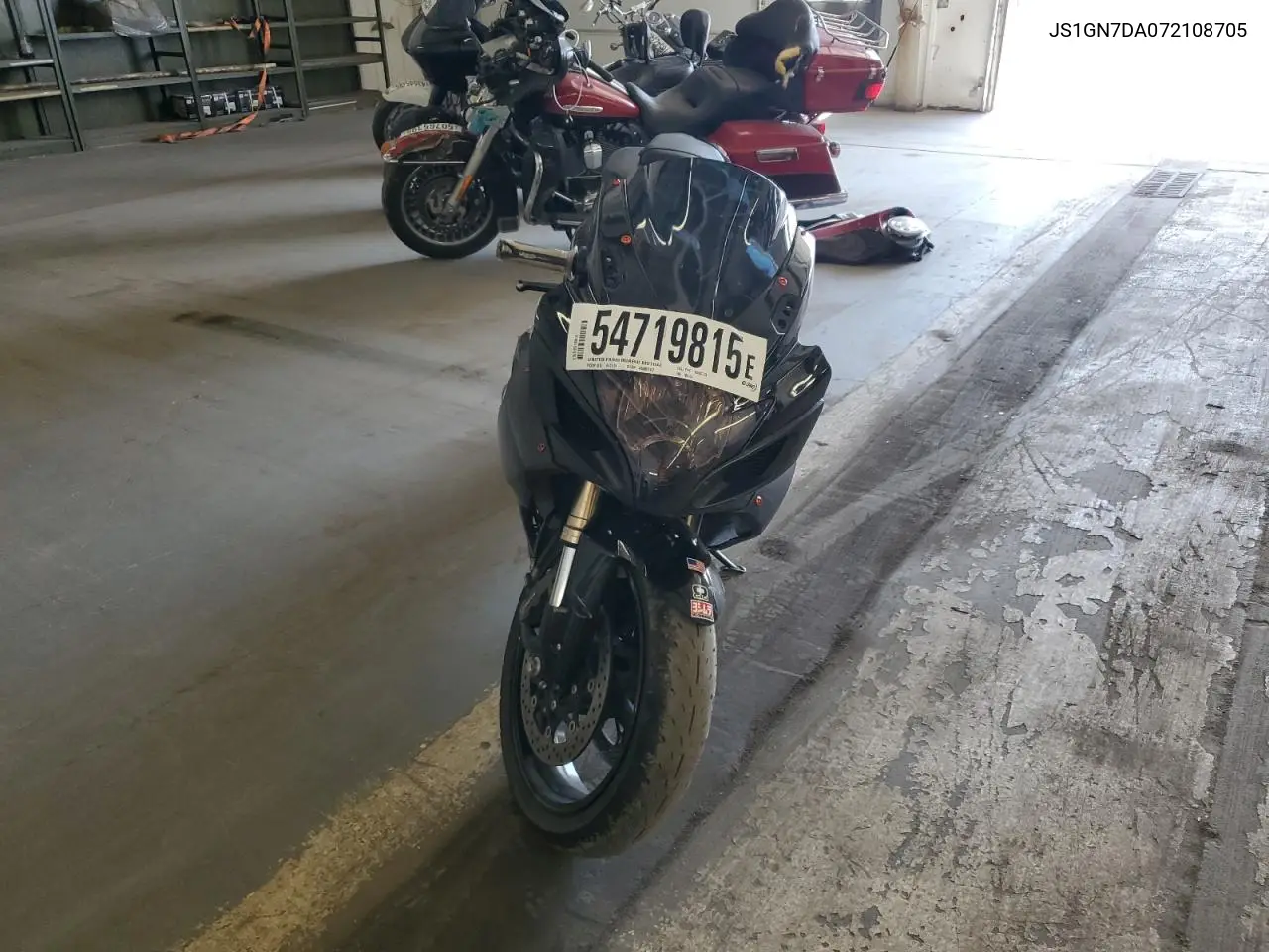 2007 Suzuki Gsx-R600 VIN: JS1GN7DA072108705 Lot: 54719815